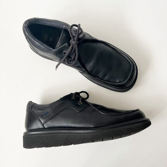 Vintage Dr. Martens‎ Chunky Boat Shoes Black Leather Oxford Shoes 8 UK / US 10